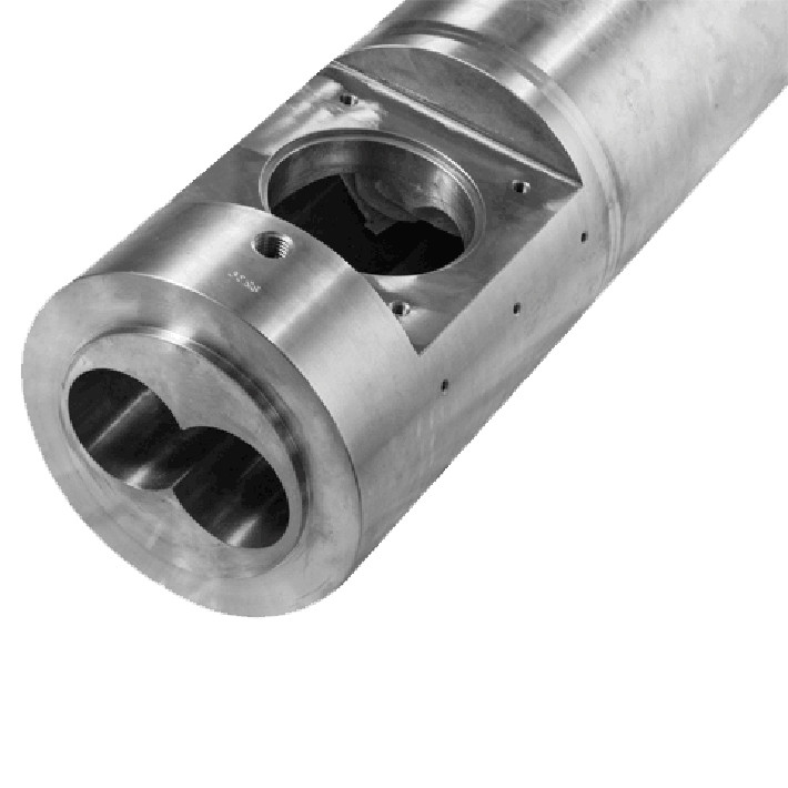 <b>Parallel twin screw barrel</b>